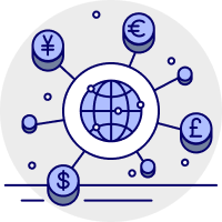Sync multiple currencies icon